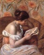 woman reading renoir